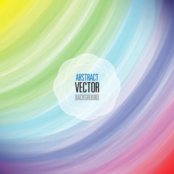 Абстрактная красочная фоновая волна и вектор спиральной кривой — стоковый вектор