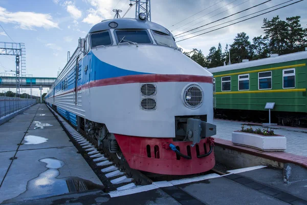 Les Premières Locomotives Électriques Transports Design Industriel Histoire Mondiale Chemin — Photo
