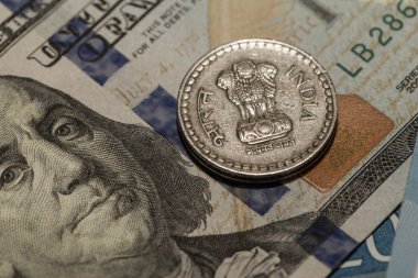 Döviz kurları. Hint Rupisi ve Amerikan Doları.