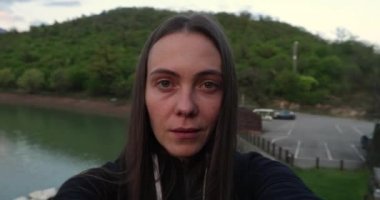 çekici kadın No Make-Up yakın portre