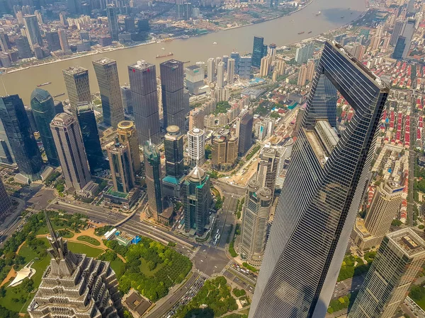 View from the Shanghai Tower in Shangai, China