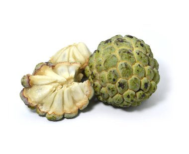 Annona squamosa. Pinha meyvesi. Kont'un meyvesi. Brezilya'da Ata.