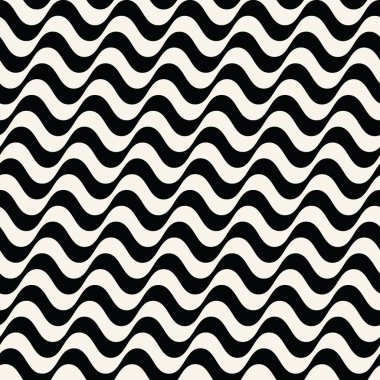 soyut dalgalı çizgiler seamless modeli