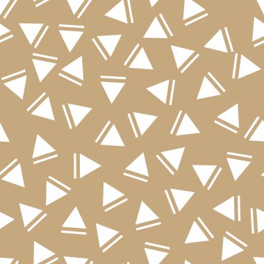 Memphis tarzı üçgen seamless modeli