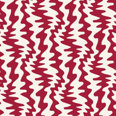 soyut dalgalı çizgiler seamless modeli