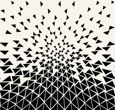 Soyut geometrik hipster moda baskı üçgeni deseni