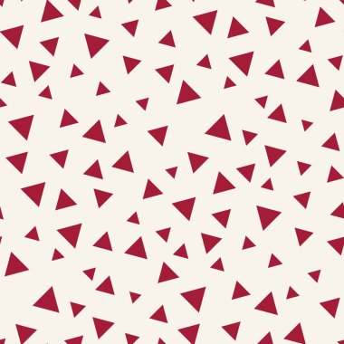 Memphis tarzı üçgen seamless modeli
