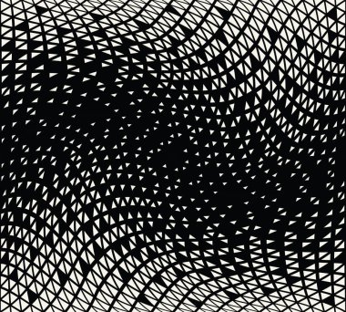 kesintisiz geometrik üçgen desen vektör arka plan