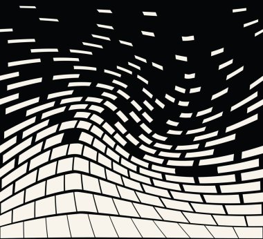 kesintisiz geometrik duvar desen vektör arka plan