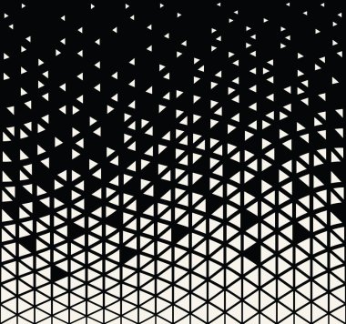 kesintisiz geometrik üçgen desen vektör arka plan