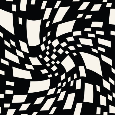 Soyut kesintisiz geometrik dekoratif vektör kare desen