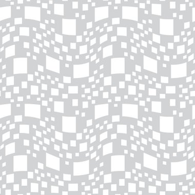 Soyut kesintisiz geometrik dekoratif vektör kare desen