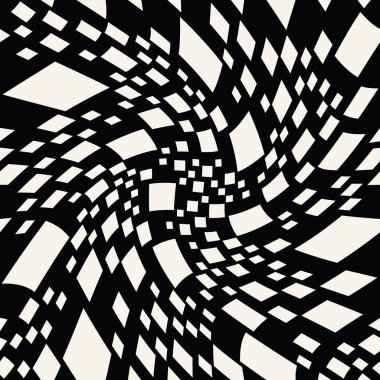 Soyut kesintisiz geometrik dekoratif vektör kare desen