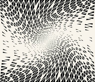 kesintisiz geometrik üçgen desen vektör arka plan