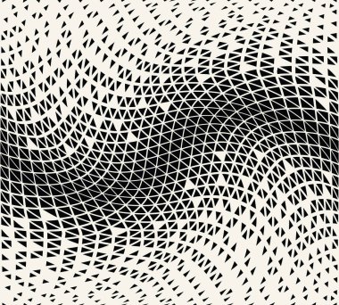 kesintisiz geometrik üçgen desen vektör arka plan