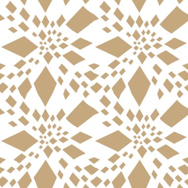 Soyut kesintisiz geometrik dekoratif vektör kare desen