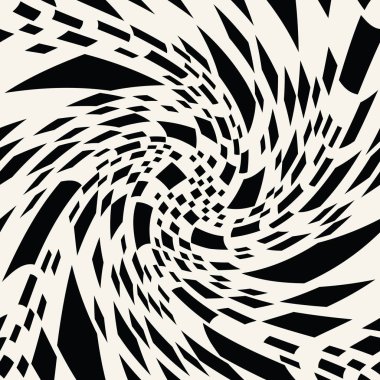 Soyut kesintisiz geometrik dekoratif vektör kare desen