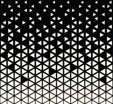 kesintisiz geometrik üçgen desen vektör arka plan
