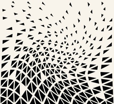 kesintisiz geometrik üçgen desen vektör arka plan