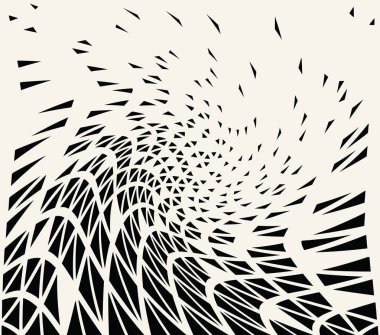 kesintisiz geometrik üçgen desen vektör arka plan