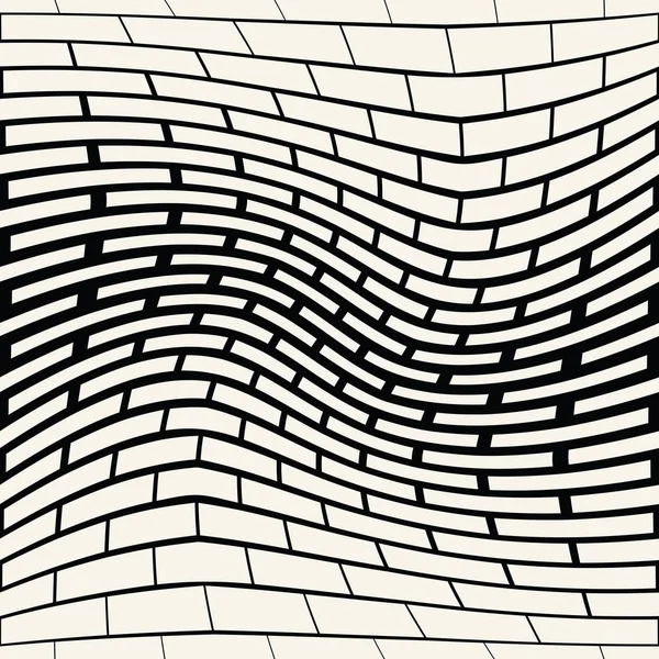 Astratto Senza Cuciture Geometrico Parete Modello Vettore Sfondo — Vettoriale Stock