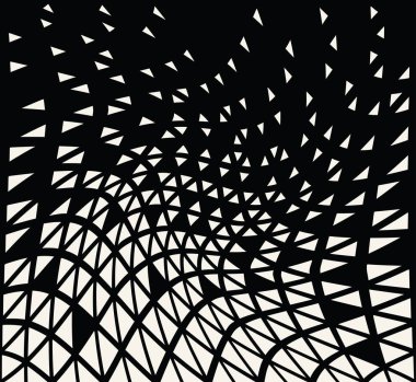 kesintisiz geometrik üçgen desen vektör arka plan