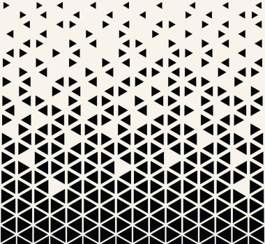 abstract seamless geometric triangle pattern vector background clipart
