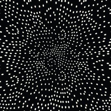 Soyut kesintisiz geometrik dekoratif vektör dotpattern