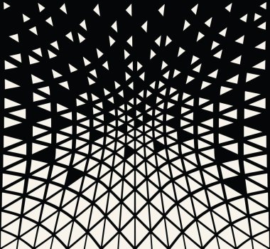 kesintisiz geometrik üçgen desen vektör arka plan