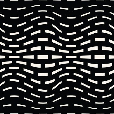 kesintisiz geometrik kesik çizgiler desen vektör arka plan