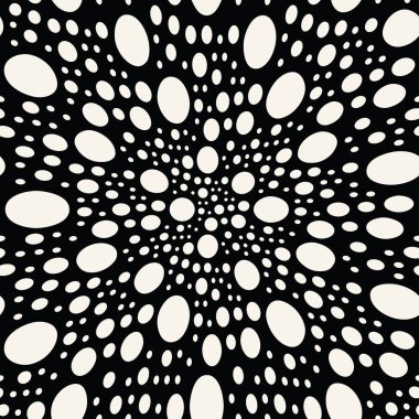 Soyut kesintisiz geometrik dekoratif vektör daire desen