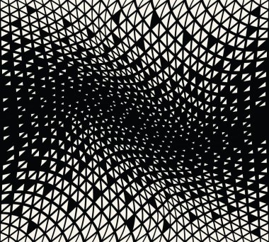 kesintisiz geometrik üçgen desen vektör arka plan