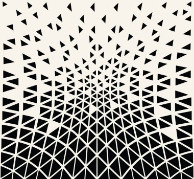 kesintisiz geometrik üçgen desen vektör arka plan