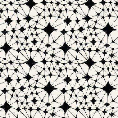 Soyut kesintisiz geometrik dekoratif vektör kare desen