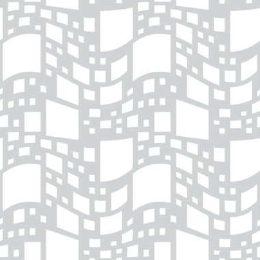 Soyut kesintisiz geometrik dekoratif vektör kare desen