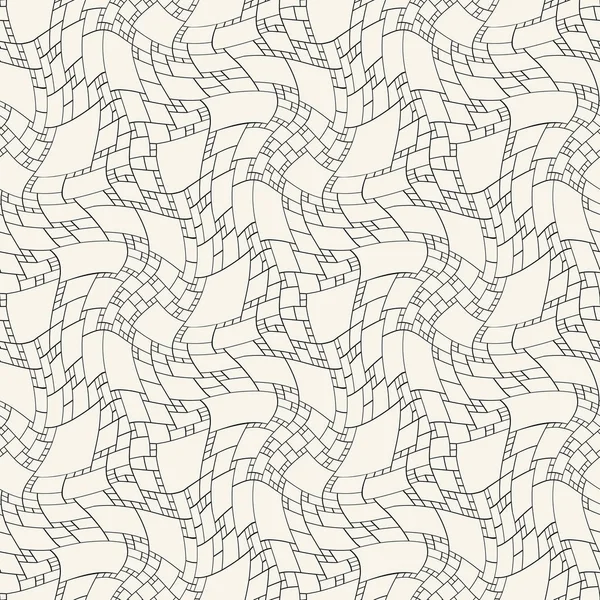 抽象无缝几何装饰矢量正方形图案 — 图库矢量图片