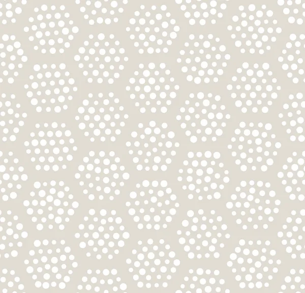 Geometriska Hexagon Sömlösa Mönster Dot Design — Stock vektor