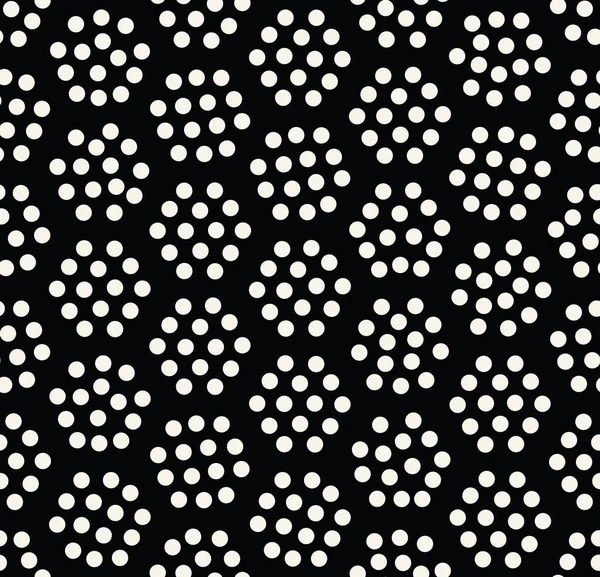 Motif Géométrique Hexagone Sans Couture Point Design — Image vectorielle