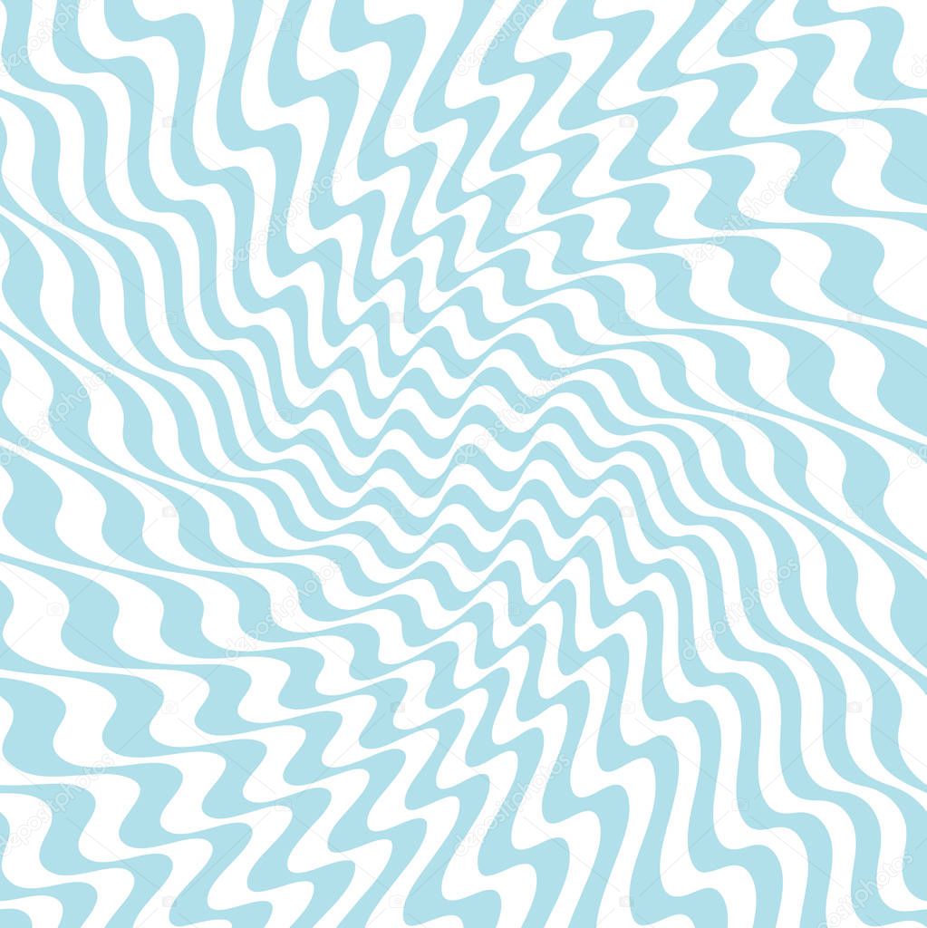 abstract wavy stripes seamless pattern