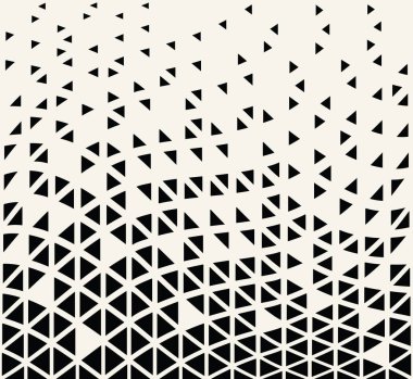 kesintisiz geometrik üçgen desen vektör arka plan