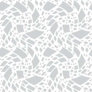 Soyut kesintisiz geometrik dekoratif vektör kare desen