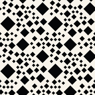Soyut kesintisiz geometrik dekoratif vektör kare desen