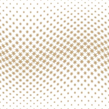 Yıldız ile geometrik yarım ton vektör desen. Kenarlık, tasarım öğesi veya arka plan olarak kullanılabilir.