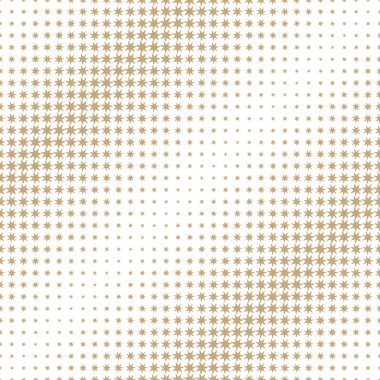 Yıldız ile geometrik yarım ton vektör desen. Kenarlık, tasarım öğesi veya arka plan olarak kullanılabilir.