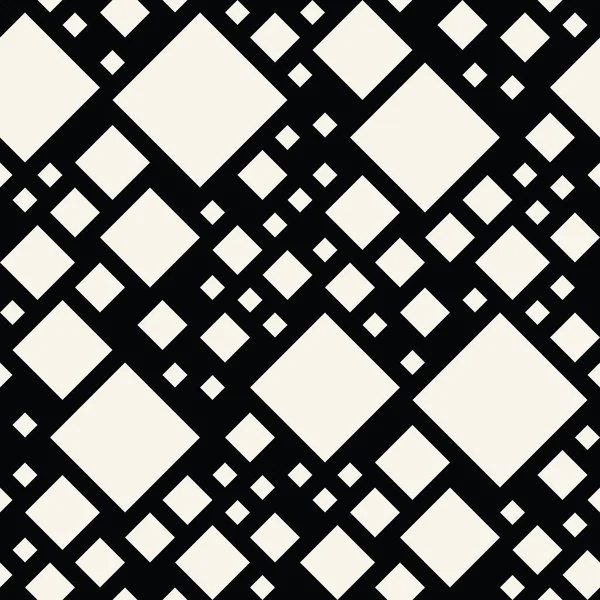 Abstract Seamless Geometric Decorative Vector Square Pattern — Stock Vector