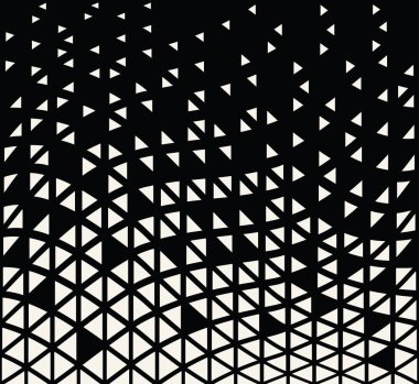 kesintisiz geometrik üçgen desen vektör arka plan