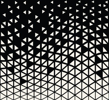 kesintisiz geometrik üçgen desen vektör arka plan
