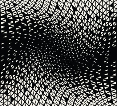 kesintisiz geometrik üçgen desen vektör arka plan