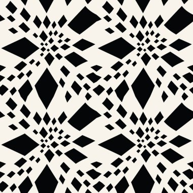 Soyut kesintisiz geometrik dekoratif vektör kare desen