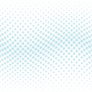 Yıldız ile geometrik yarım ton vektör desen. Kenarlık, tasarım öğesi veya arka plan olarak kullanılabilir.